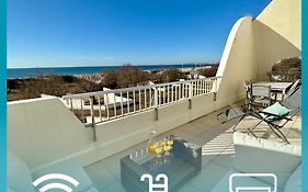 Pgh N5-25M De La Plage, Vue Mer, Piscine, Parking