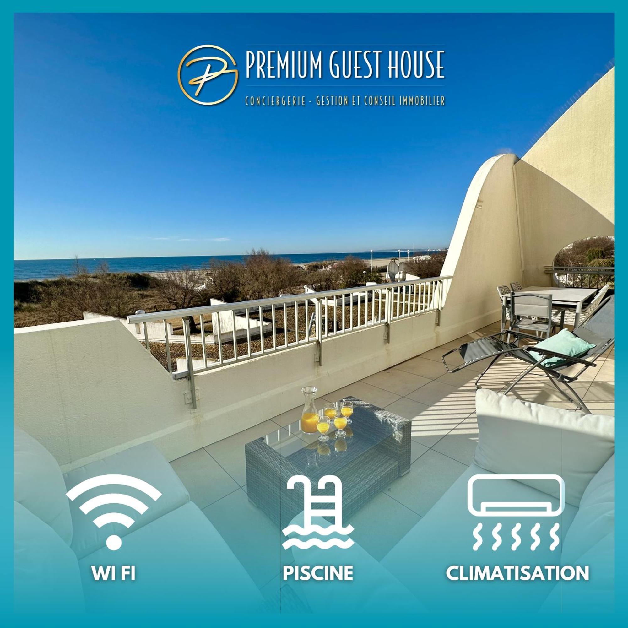 Pgh N5-25M De La Plage, Vue Mer, Piscine, Parking La Grande-Motte Exterior foto
